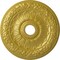 Ekena Millwork Swindon Ceiling Medallion (Fits Canopies up to 6 1/8"), 24"OD x 4"ID x 1 1/2"P, Rich Gold CM24SWRGS - alternate 1